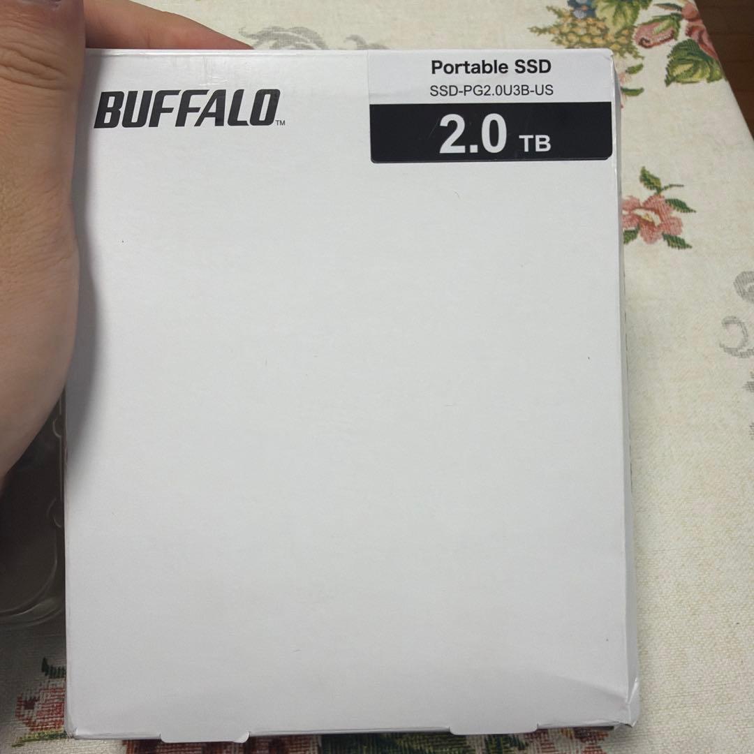 BUFFALO ポータブルSSD 2.0TB SSD-PG2.0U3B-US