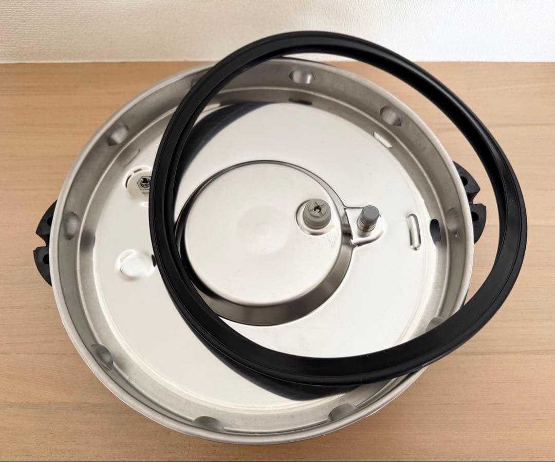 【中古品】ティファール クリプソ ミニット イージー ルビーレッド 6L