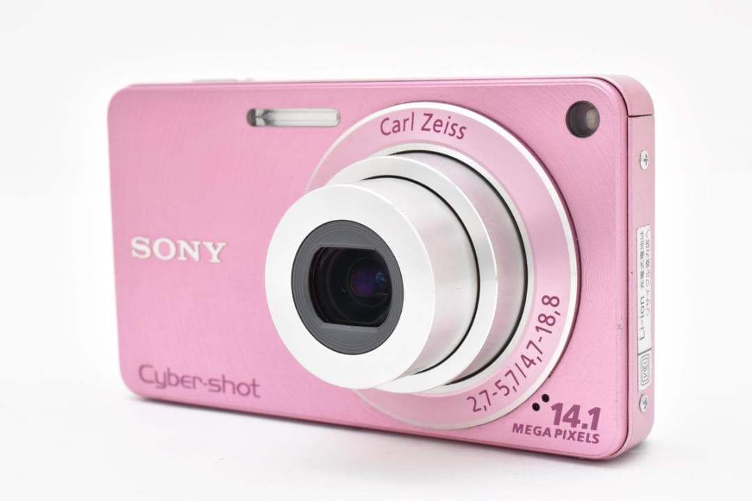 美品 SONY Cyber-Shot DSC-W350 ピンク デジタルカメラ
