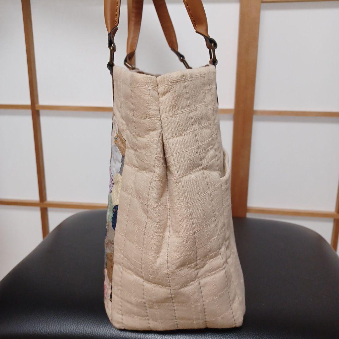 パッチワーク　キルト　バッグ