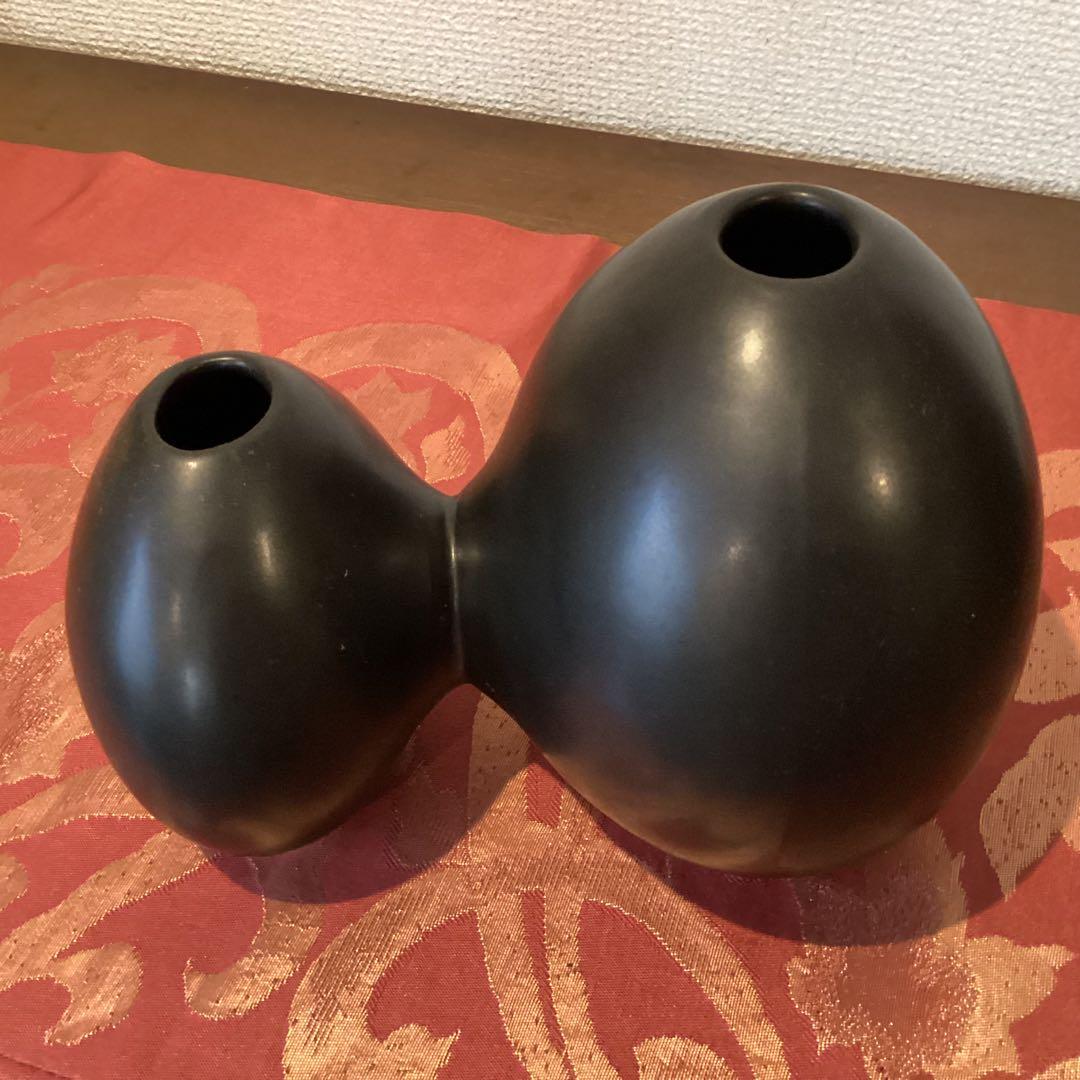 草月花器　勅使河原蒼風　ブルー、ブラック、イエロー　三色セット