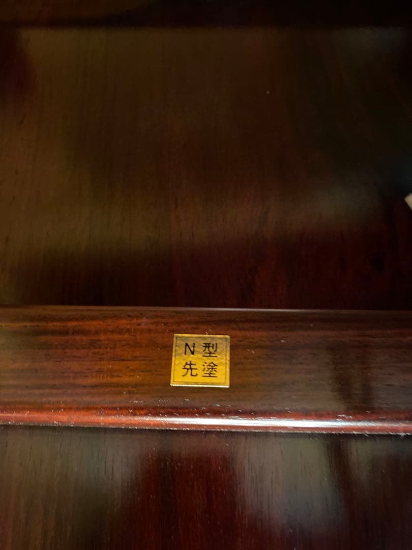 黒檀、天然木、茶色の高級座卓です❣️ずっしり高級感あり‼️