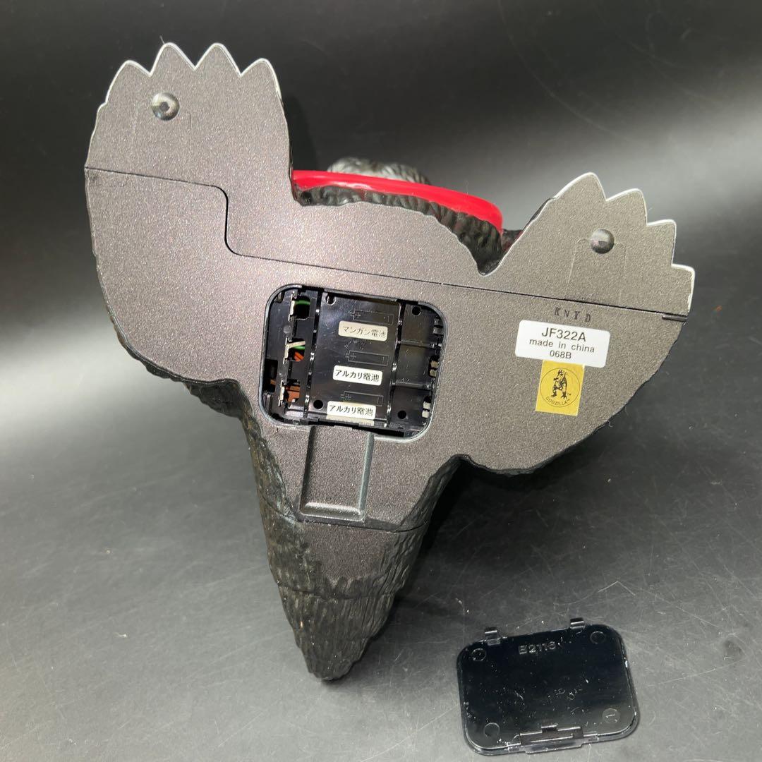 【動作品】置き時計 ゴジラ GODZILLA 目覚まし時計 おしゃべり 当時物