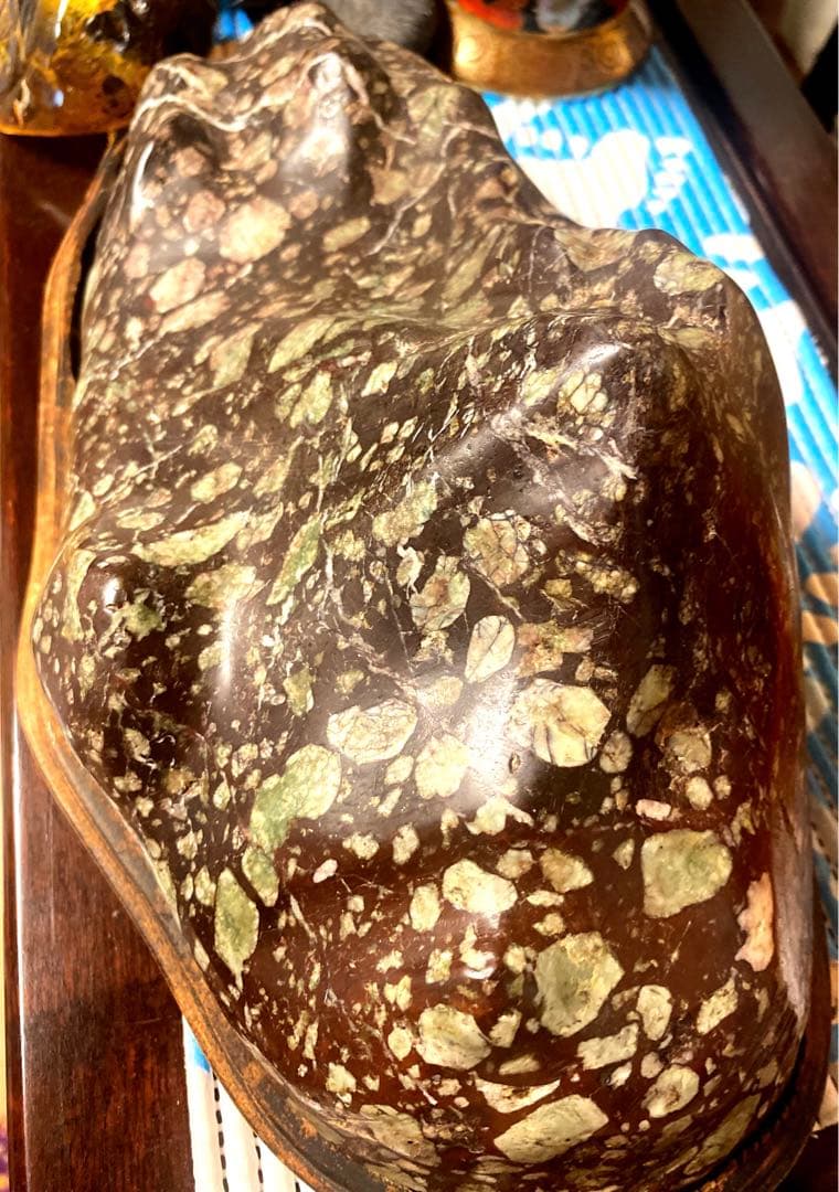 骨董品&大迫力#3D立派な花石鑑賞石