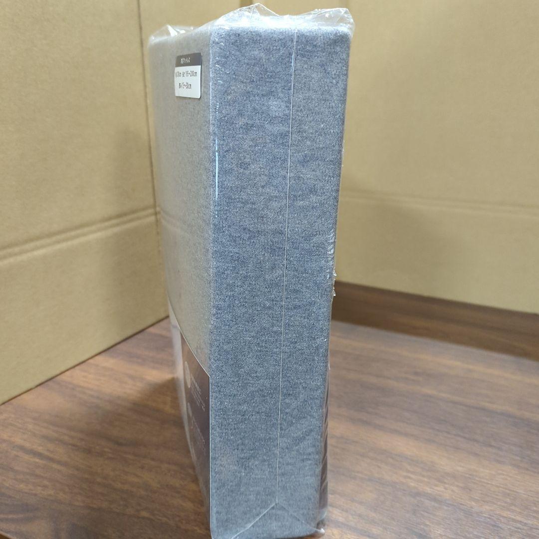 テンピュールボックスシーツグレー セミダブル マットレス厚み15-30cmに対応