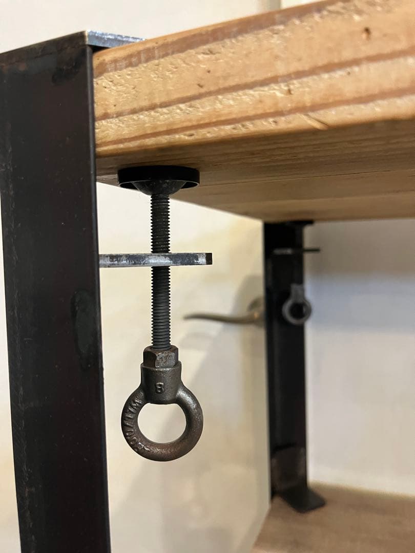 インダストリアルラック　アイアン　古材ライク