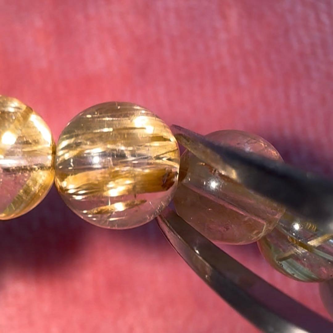 ♡♡高品質タイチンルチル&ゴールデンルチルブレスレット♡♡