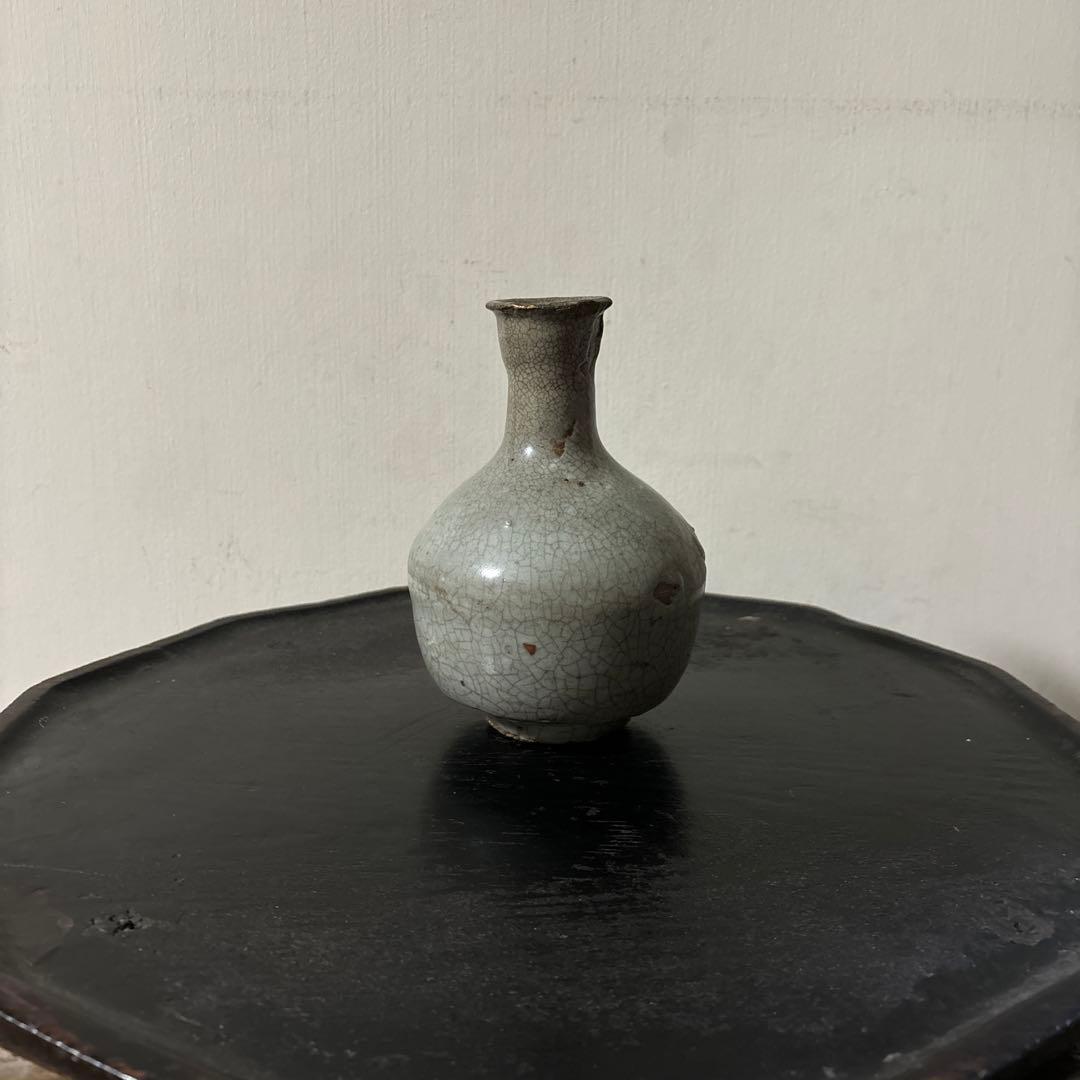 李朝白磁徳利　骨董　韓国骨董　アンティーク　古道具　白洲正子　秦秀雄　向田邦子