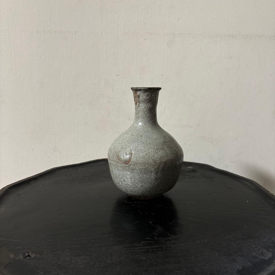 李朝白磁徳利　骨董　韓国骨董　アンティーク　古道具　白洲正子　秦秀雄　向田邦子