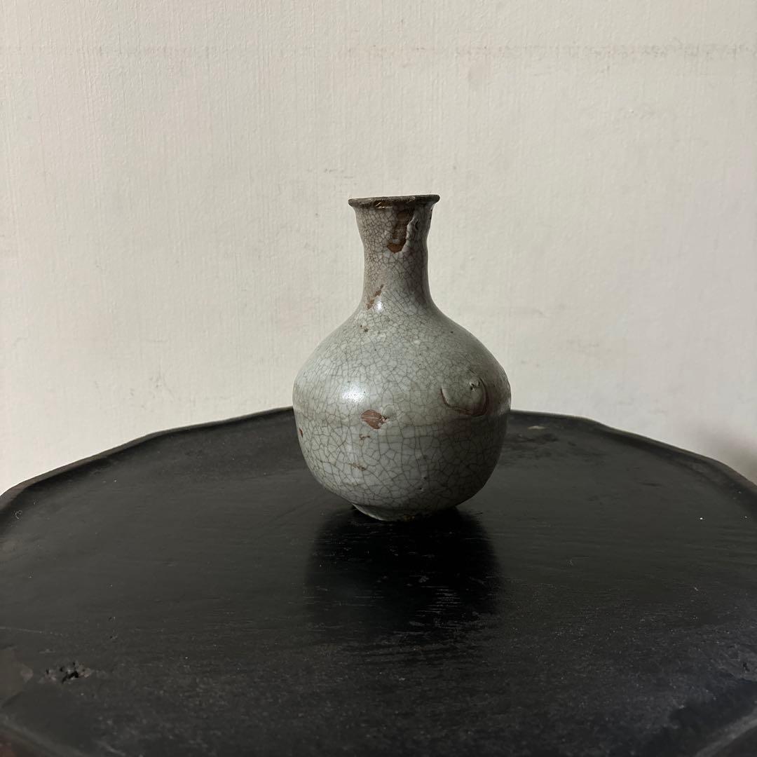 李朝白磁徳利　骨董　韓国骨董　アンティーク　古道具　白洲正子　秦秀雄　向田邦子