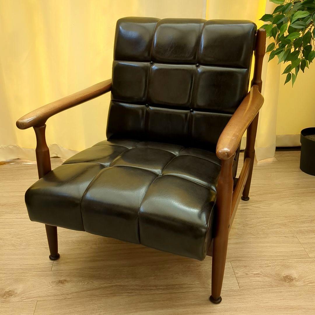 モリシゲ アームチェア 椅子 アンティークチェア レトロ椅子 昭和レトロ