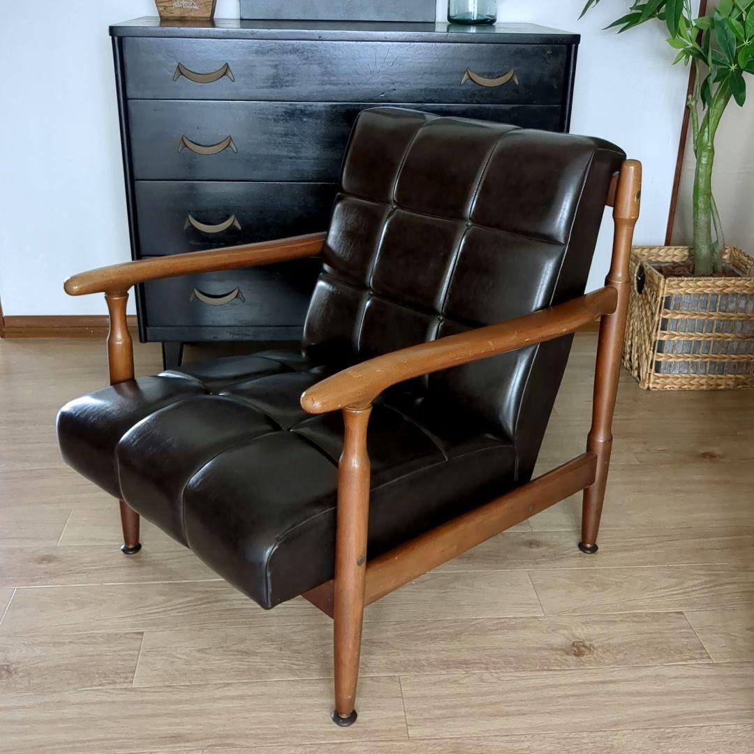 モリシゲ アームチェア 椅子 アンティークチェア レトロ椅子 昭和レトロ