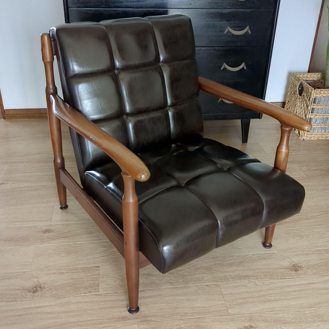 モリシゲ アームチェア 椅子 アンティークチェア レトロ椅子 昭和レトロ