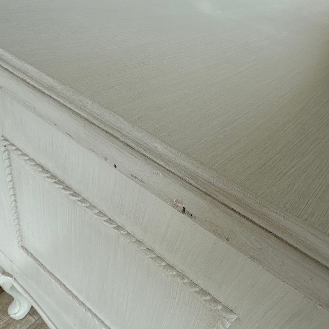 最終値下げ　テレビボード　白家具　フレンチ　ヨーロピアン　姫家具