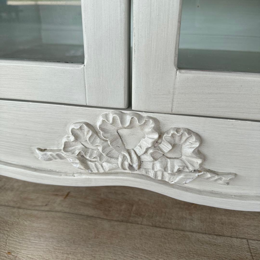 最終値下げ　テレビボード　白家具　フレンチ　ヨーロピアン　姫家具