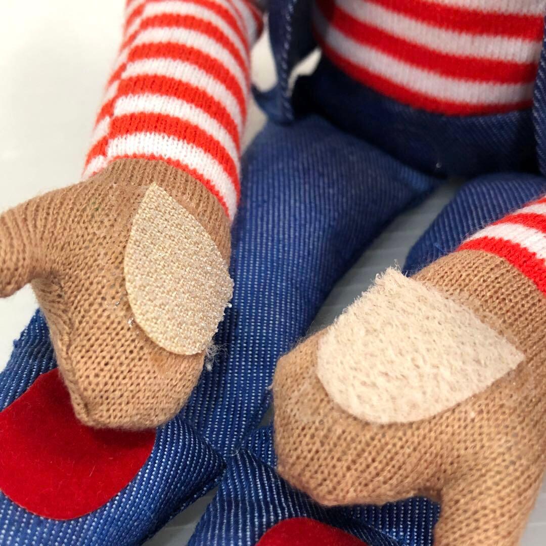 SHIBA ジーンズココ　おててがくっつくドール　男の子　女の子　2点セット