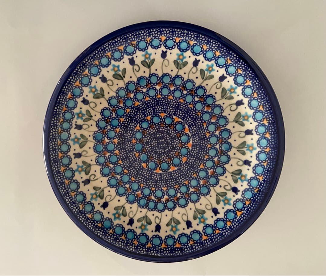 M*i様 ポーリッシュポタリー　大皿26ｃｍ　2枚