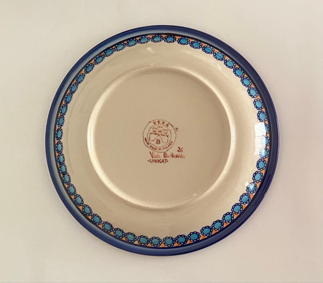 M*i様 ポーリッシュポタリー　大皿26ｃｍ　2枚