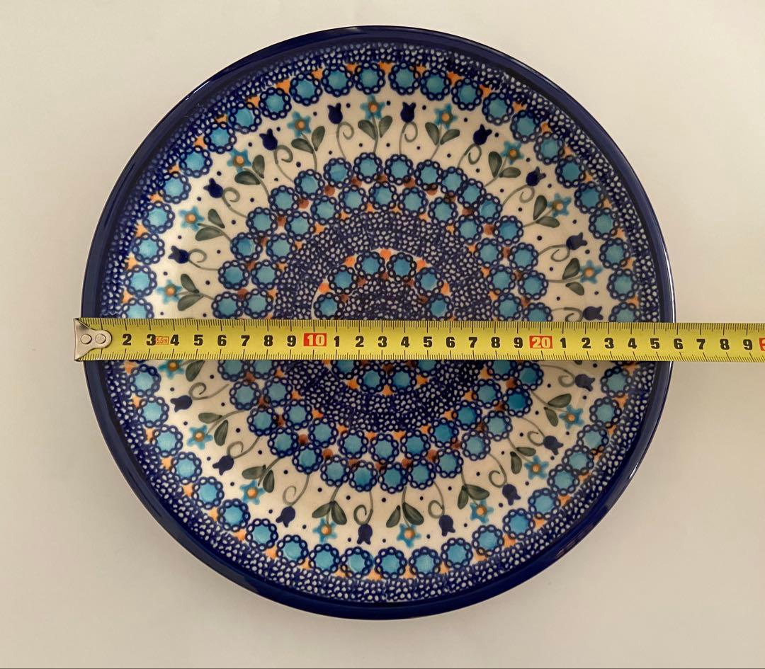 M*i様 ポーリッシュポタリー　大皿26ｃｍ　2枚