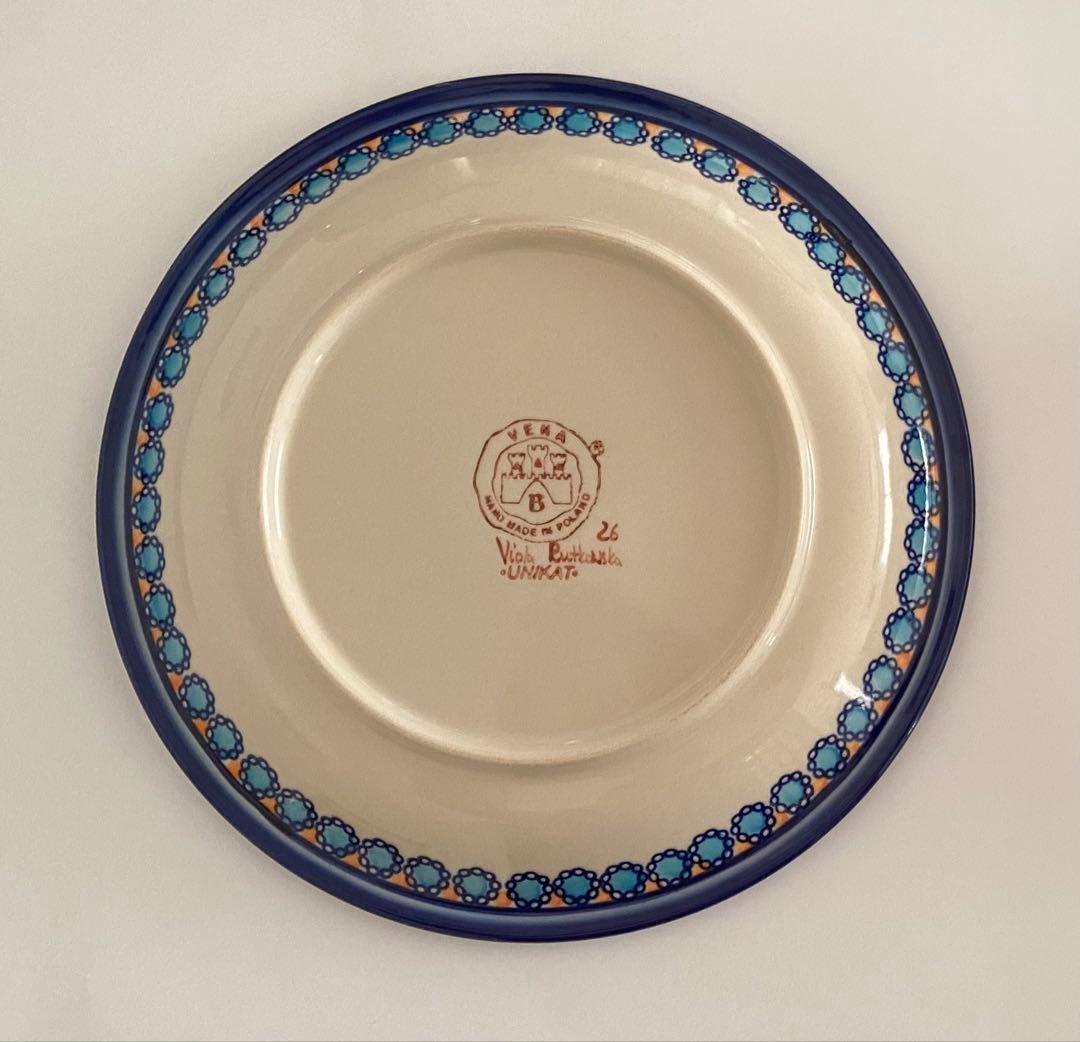 M*i様 ポーリッシュポタリー　大皿26ｃｍ　2枚