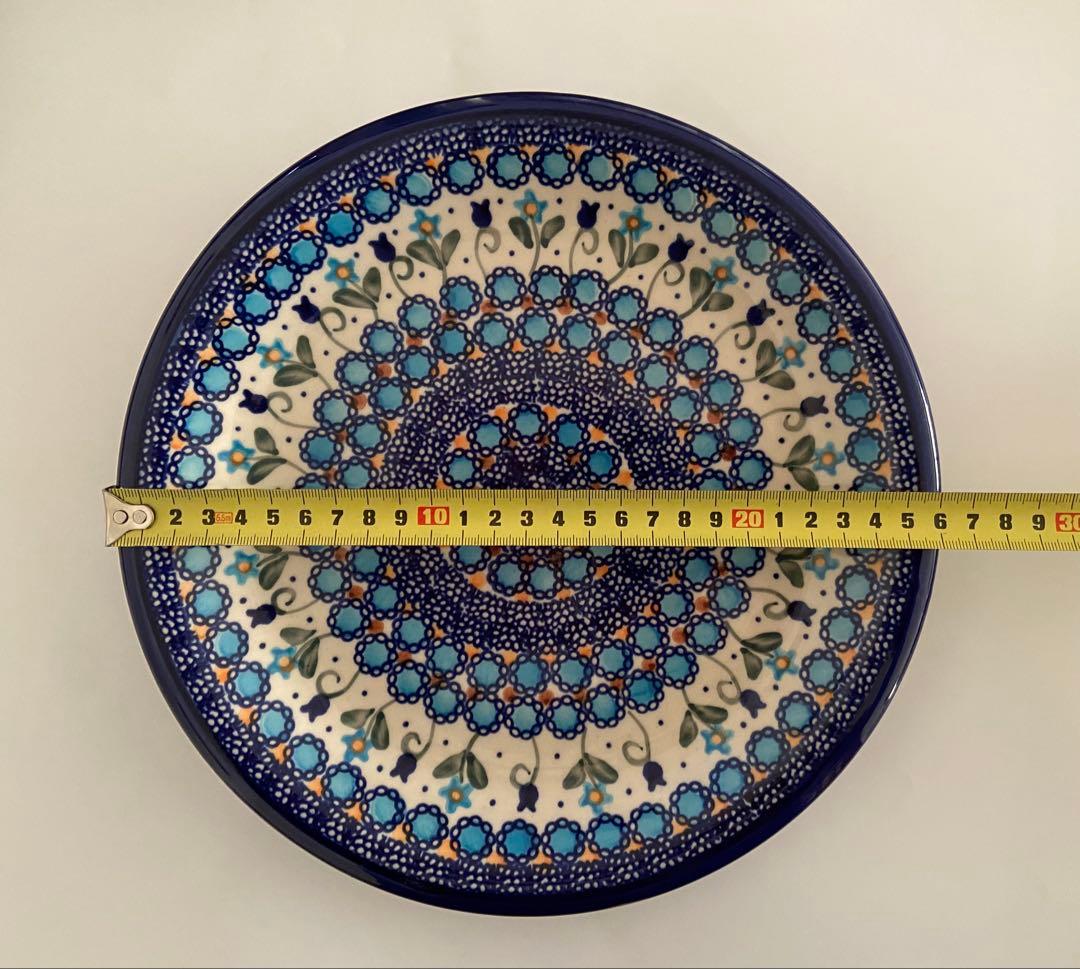 M*i様 ポーリッシュポタリー　大皿26ｃｍ　2枚