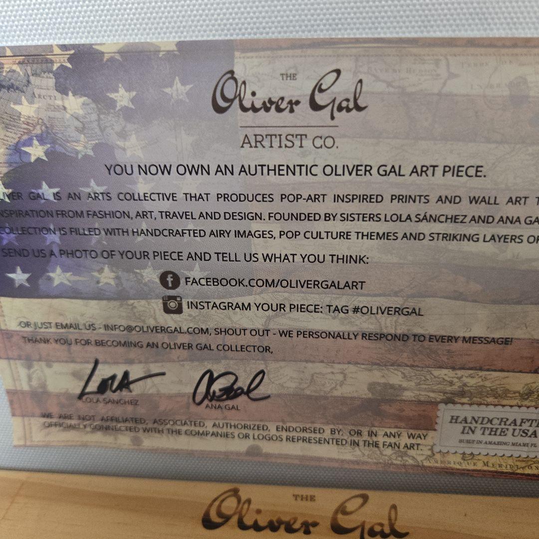 オリバー・ガル アートフレーム絵画 ハイヒールと書籍のアートキャンバス