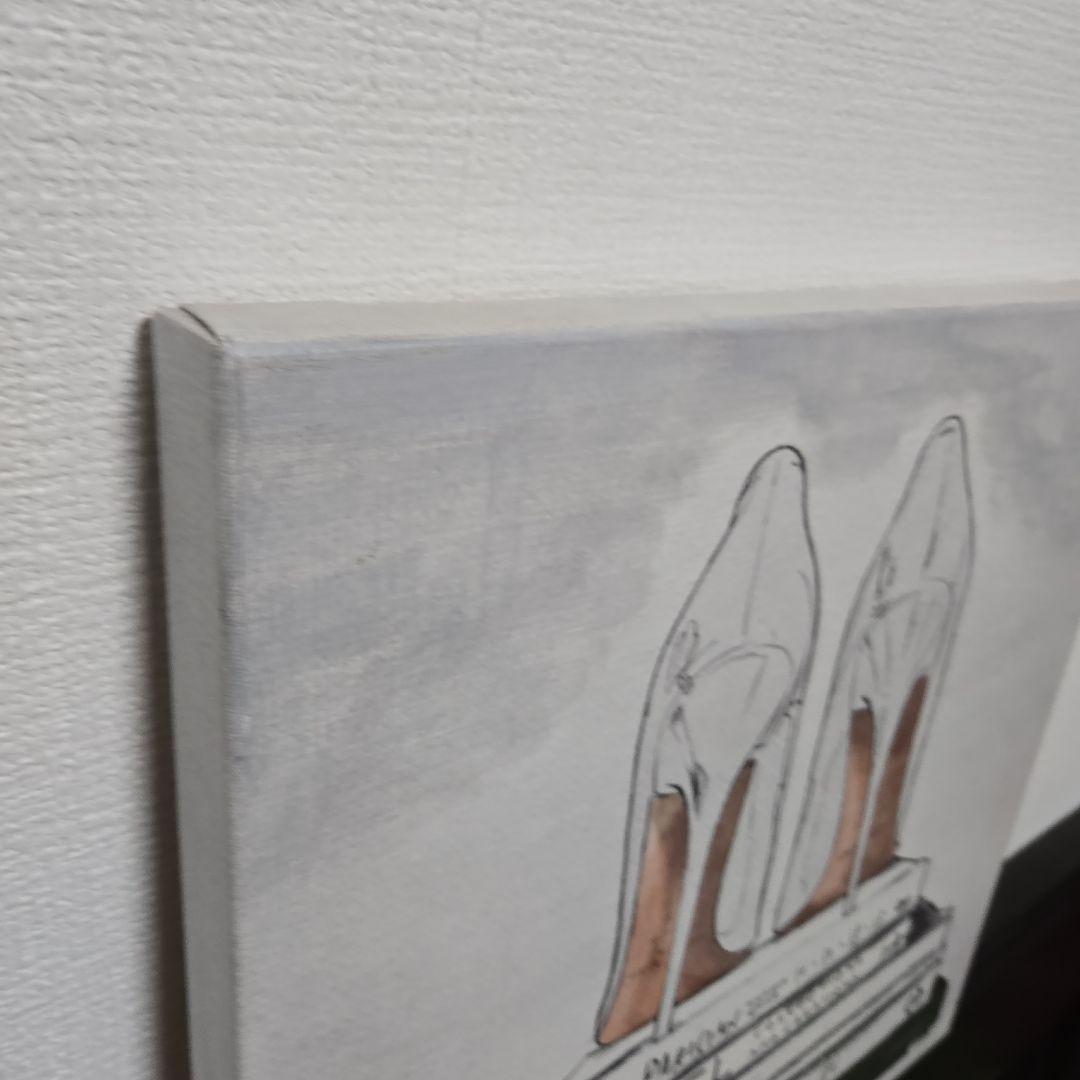 オリバー・ガル アートフレーム絵画 ハイヒールと書籍のアートキャンバス