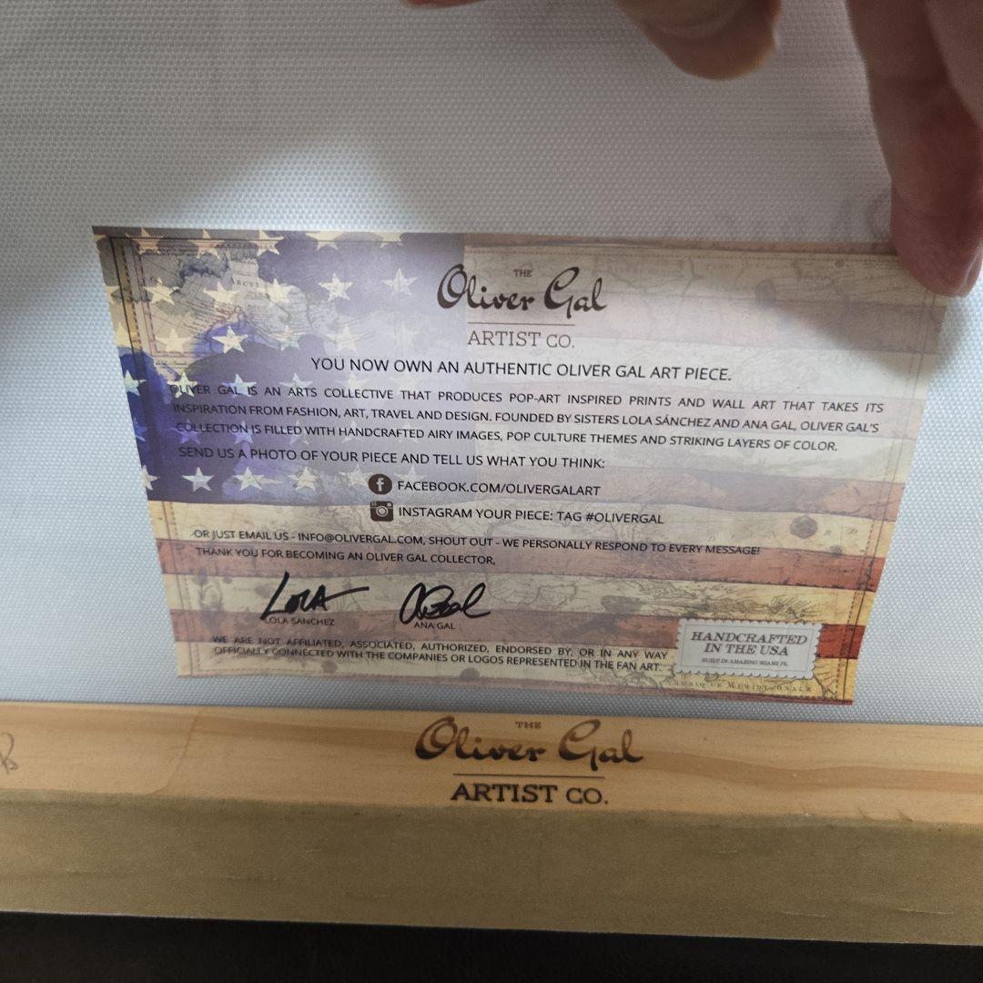 オリバー・ガル アートフレーム絵画 ハイヒールと書籍のアートキャンバス