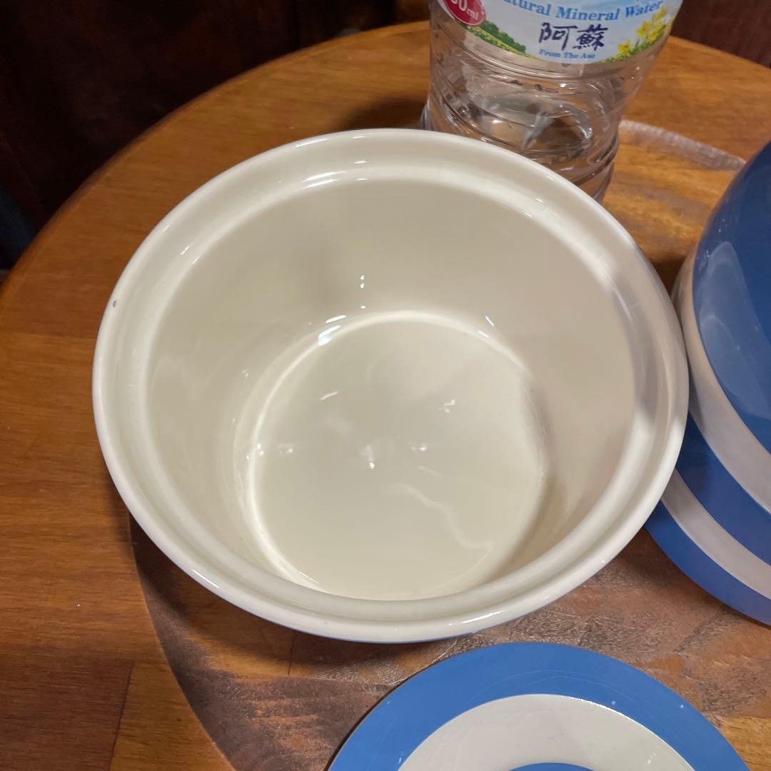 レトロ　コーニッシュウェア　キャニスター