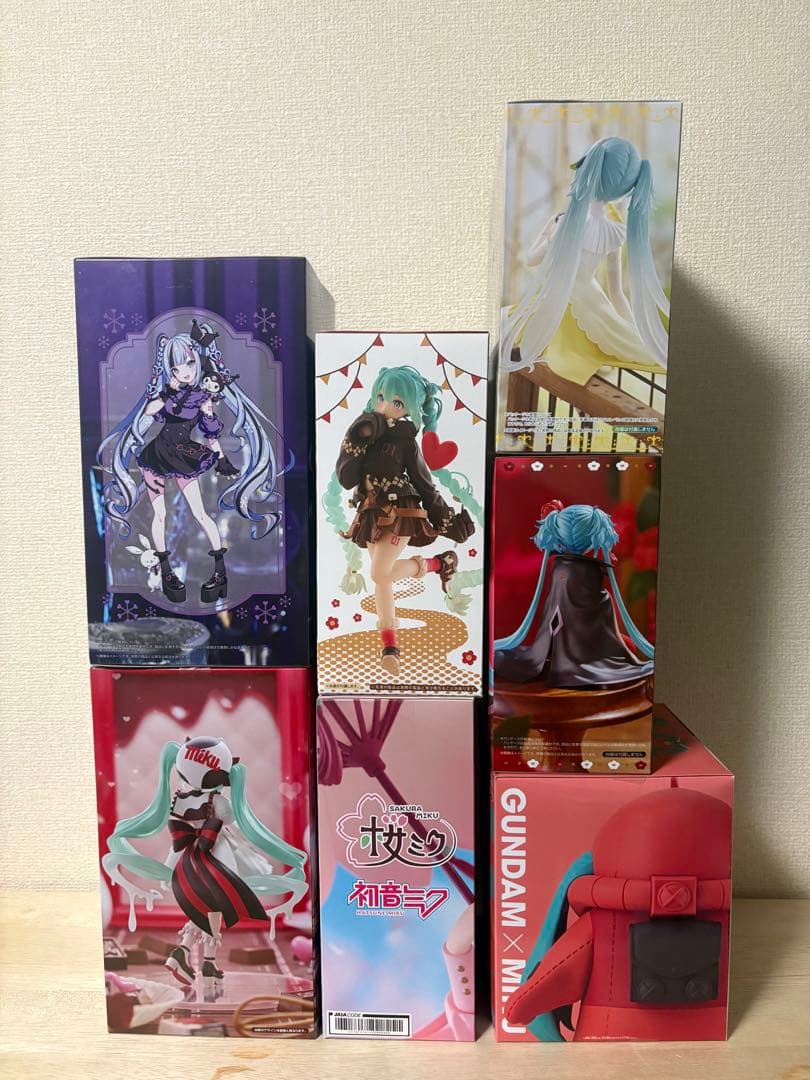 【未開封】初音ミク プライズフィギュア 7種セット