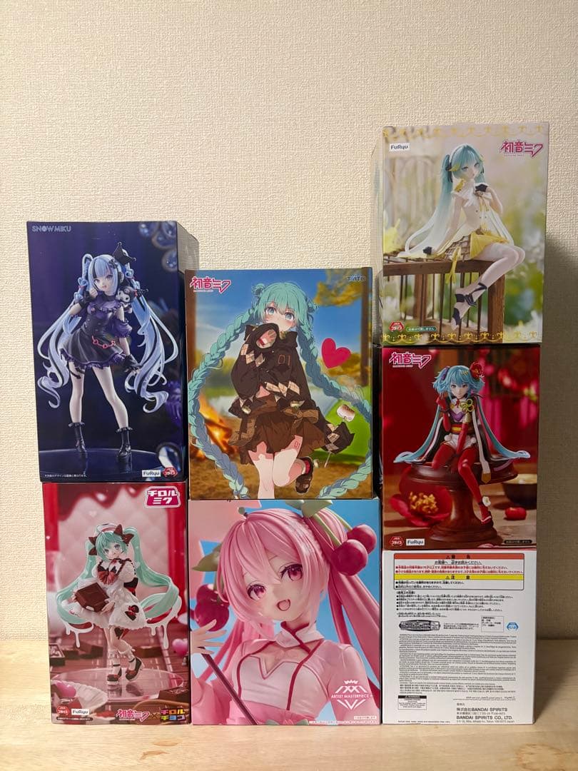 【未開封】初音ミク プライズフィギュア 7種セット