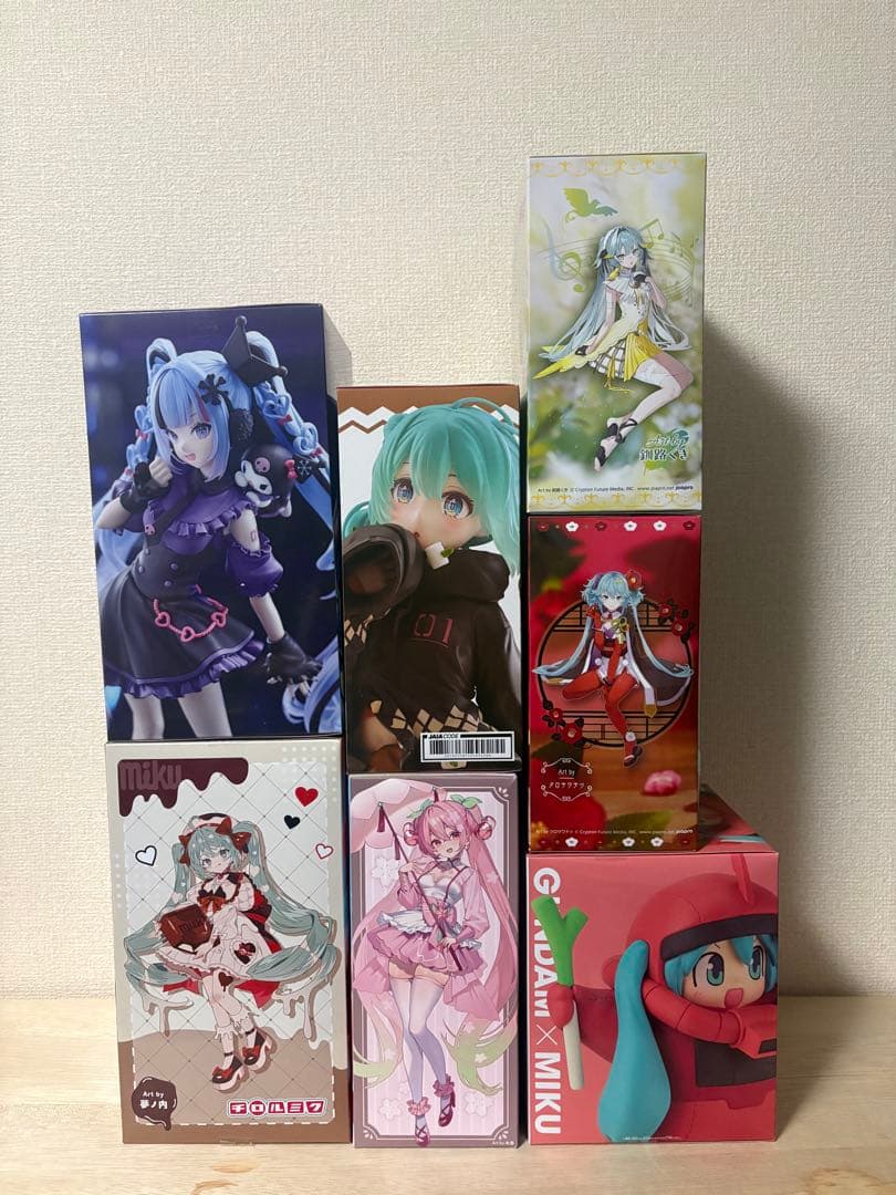 【未開封】初音ミク プライズフィギュア 7種セット