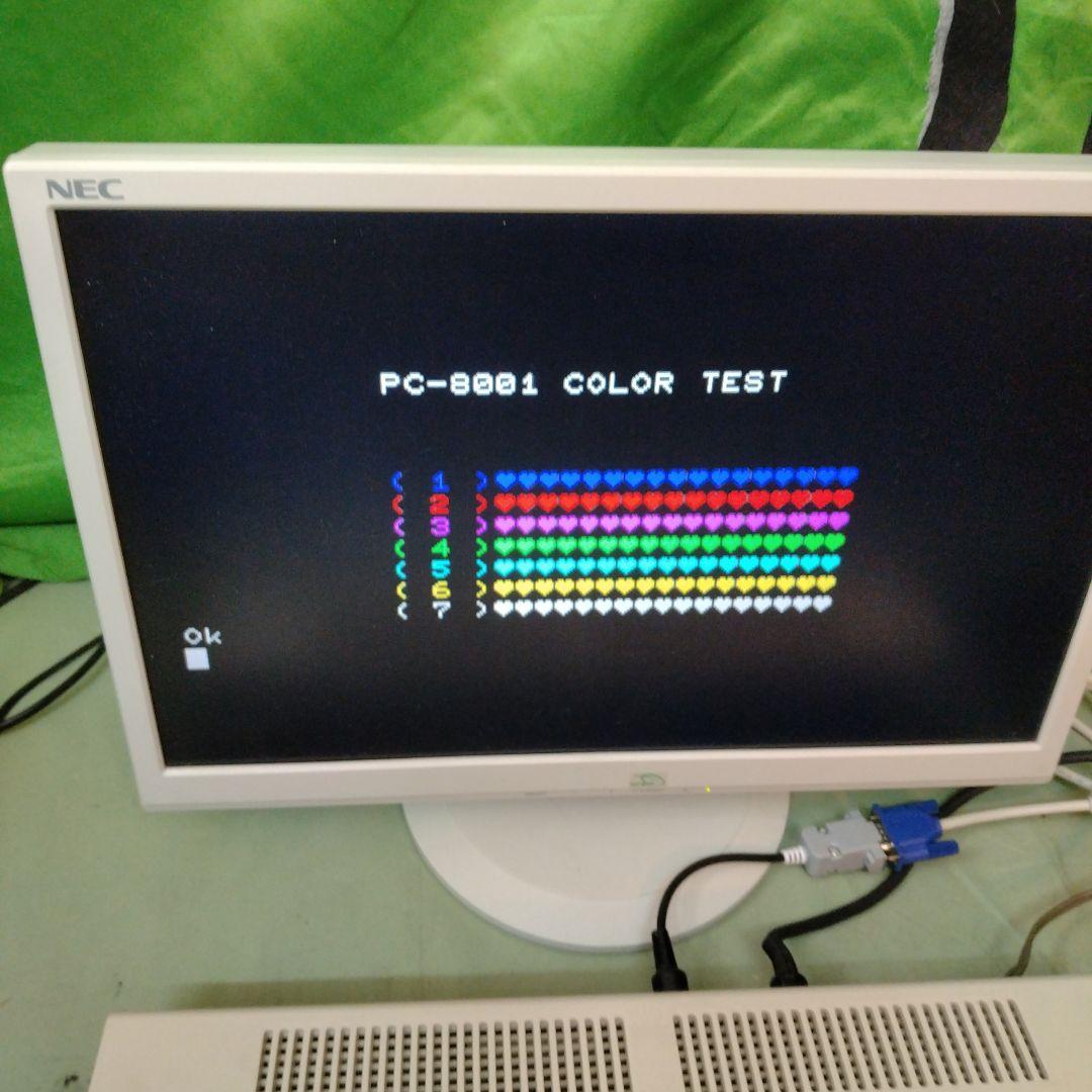 ☆国産初パソコン NEC PC-8001 レガシーPC ジャンク #1動作確認済