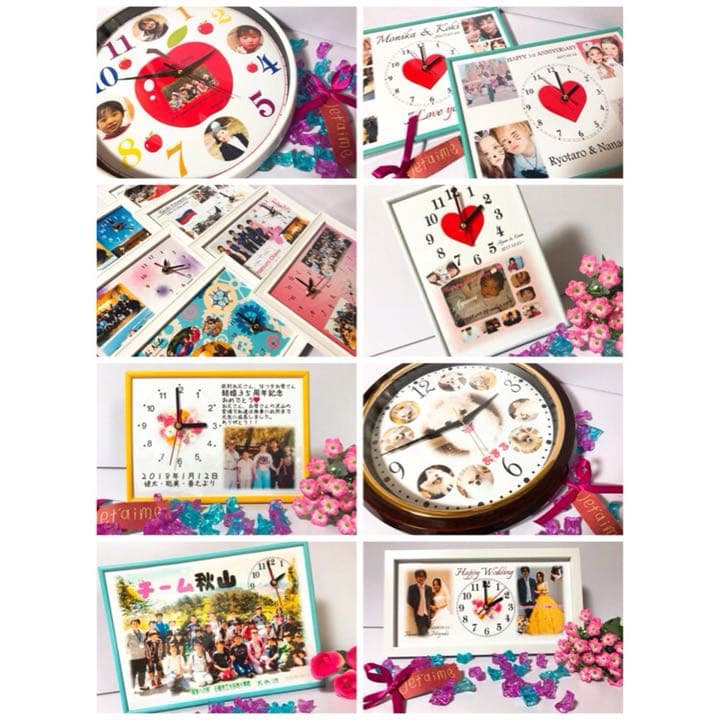 敬老の日.誕生日プレゼントにも❤︎名入れオーダーメイド時計