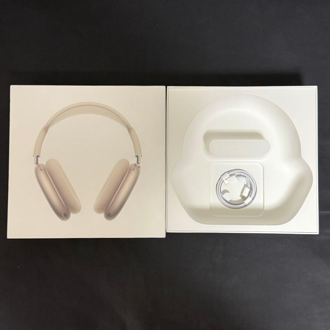 【正規品・美品】値段交渉可能Apple AirPods Max 新色スターライト