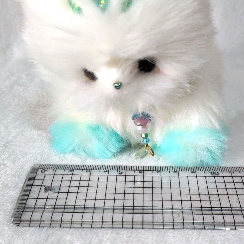 幻獣　猫　ぬいぐるみ　アートドール　天使　ハンドメイド　　箱付き