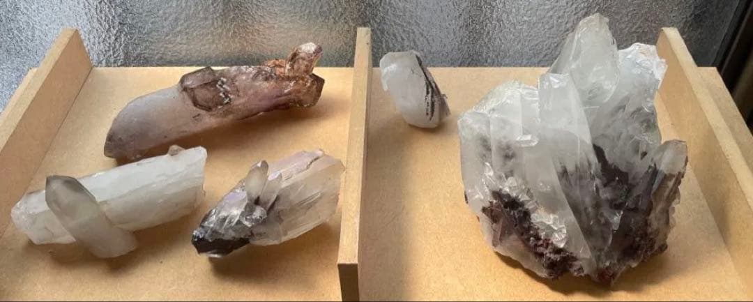 水晶の置物 セット 自然石 クリスタル 鉱物 特大