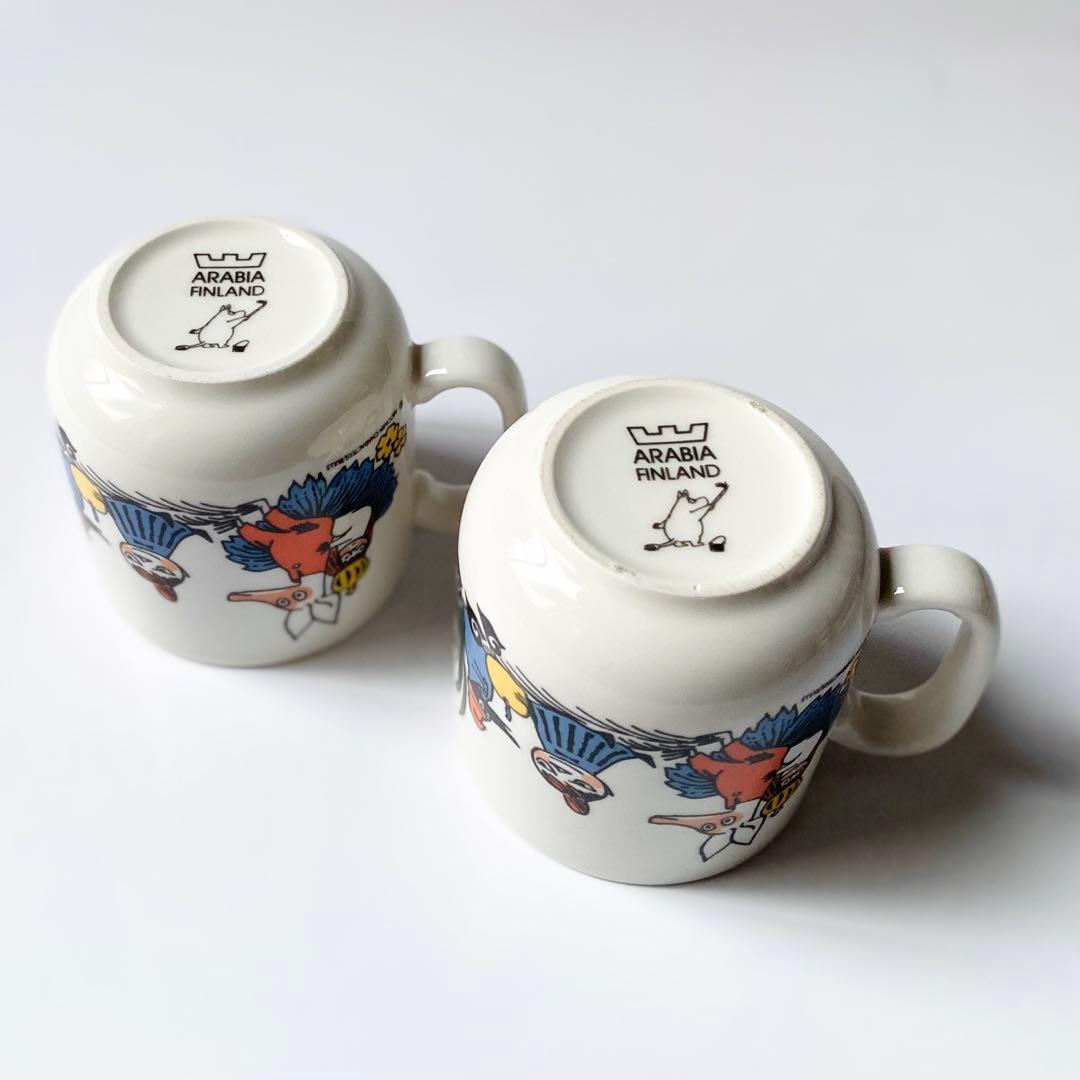 90s アラビア 旧ロゴ ムーミン チルドレンセット 2客 ARABIA 北欧