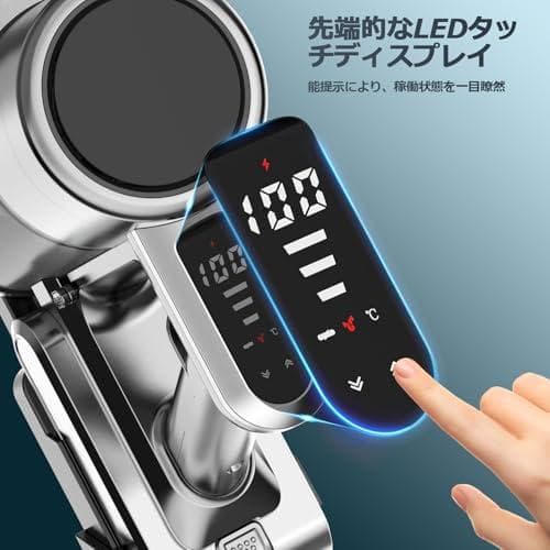 掃除機 コードレス【11月 新登場！70Kpa強力吸引&収納充電スタント付き】A
