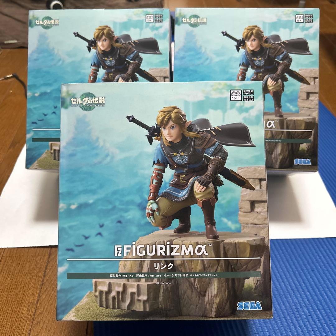 ３個セット　ゼルダの伝説 FIGURIZMα リンク　フィギュア