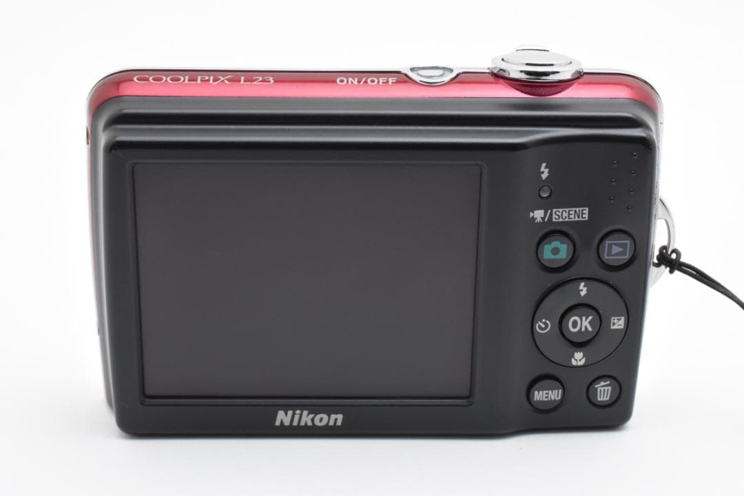 【美品】Nikon COOLPIX L23 レッド　動作確認済