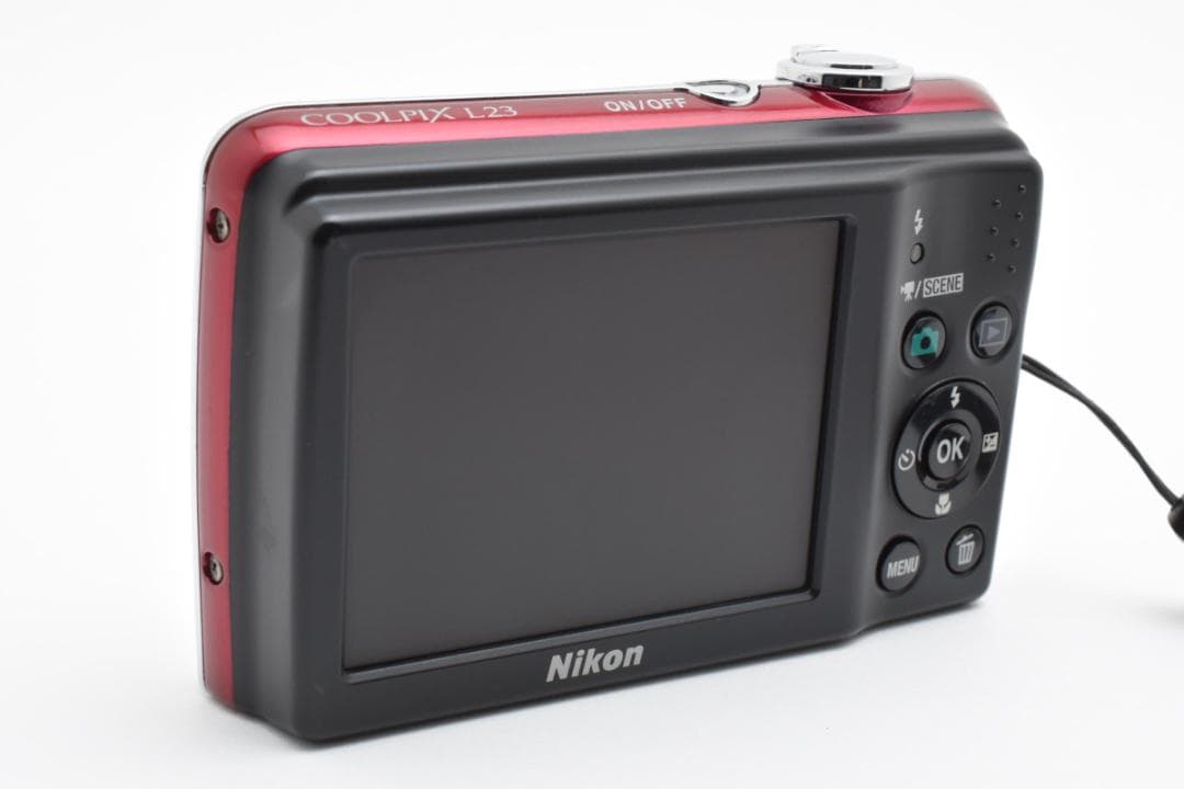 【美品】Nikon COOLPIX L23 レッド　動作確認済