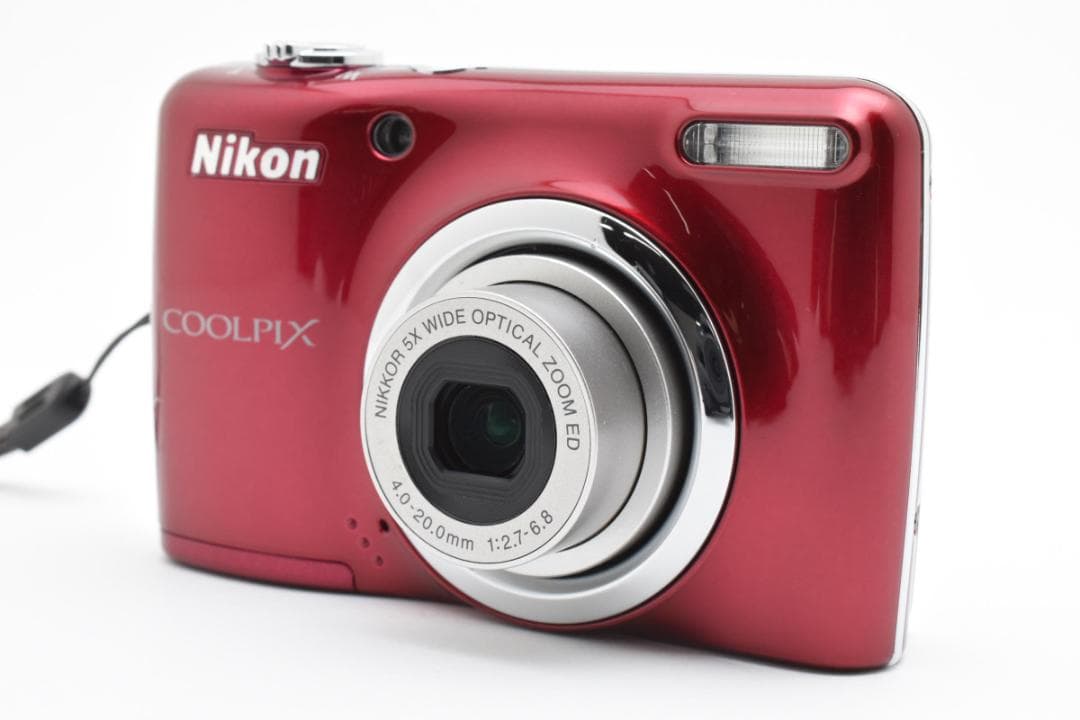 【美品】Nikon COOLPIX L23 レッド　動作確認済