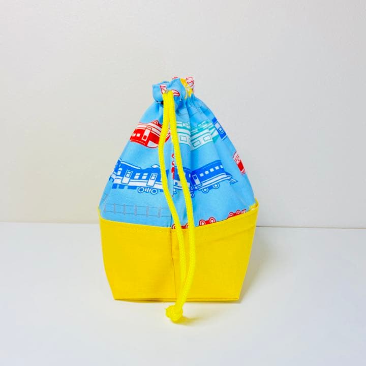 【お名前刺繍サービス】〈６点セット〉新幹線・電車柄★入園入学グッズ