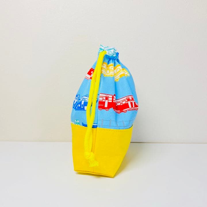 【お名前刺繍サービス】〈６点セット〉新幹線・電車柄★入園入学グッズ