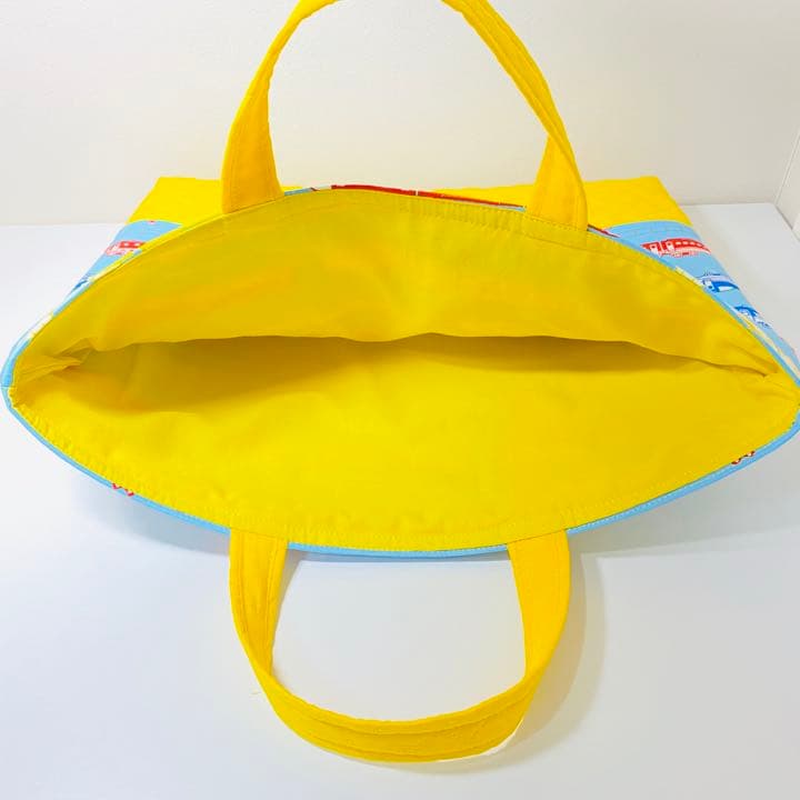 【お名前刺繍サービス】〈６点セット〉新幹線・電車柄★入園入学グッズ