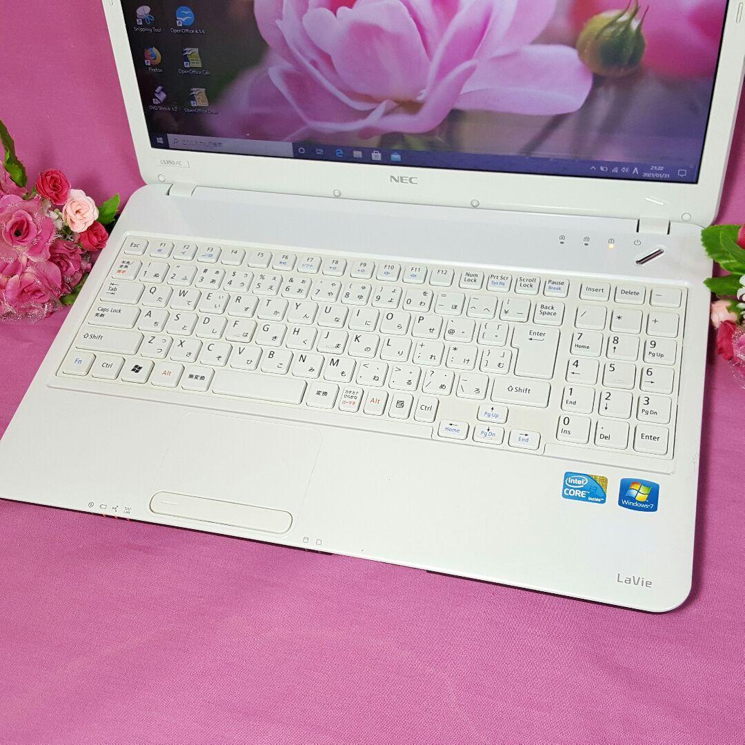 最新Win10搭載❥NEC❥LaVie❥高速メモリ&大容量500G❥Office