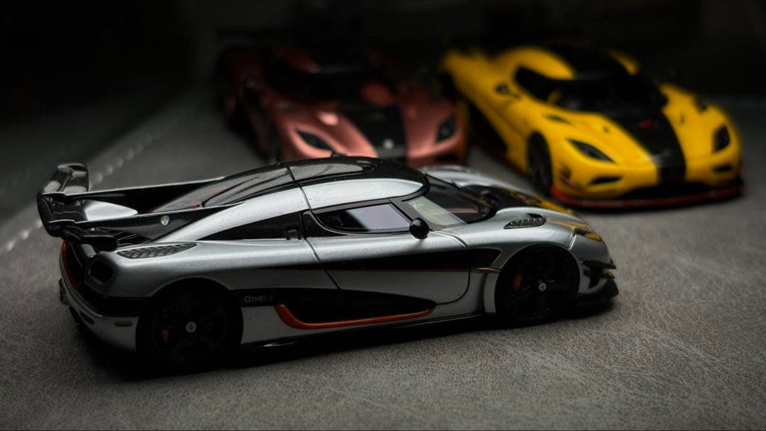 Gryning Model 1/64 ケーニグセグ　one:1 シルバー