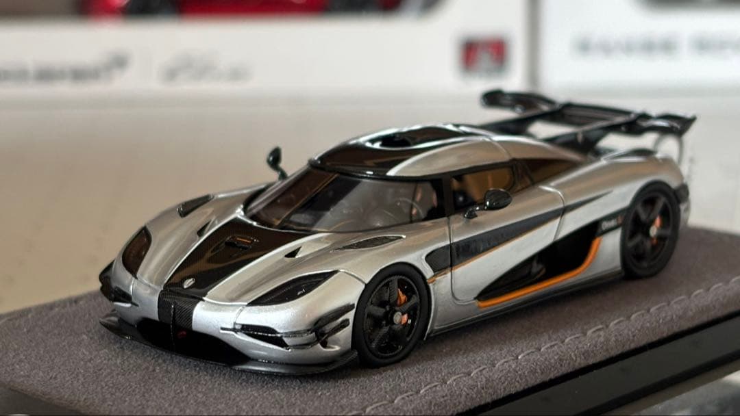 Gryning Model 1/64 ケーニグセグ　one:1 シルバー