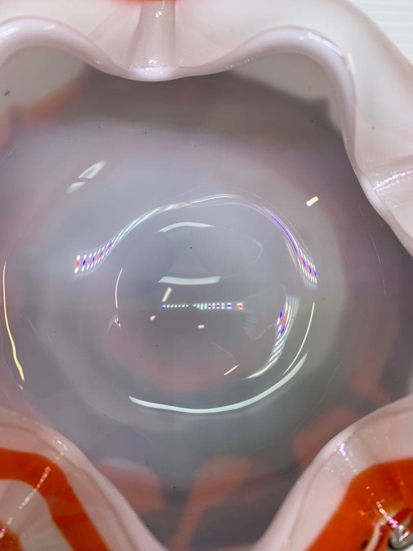 カメイガラス 花瓶 花器 ガラス インテリア フラワーベース ガラス製 レトロ